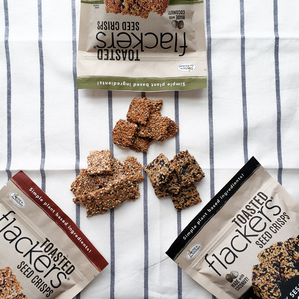 Introducing new Toasted Flackers Seed Crisps!