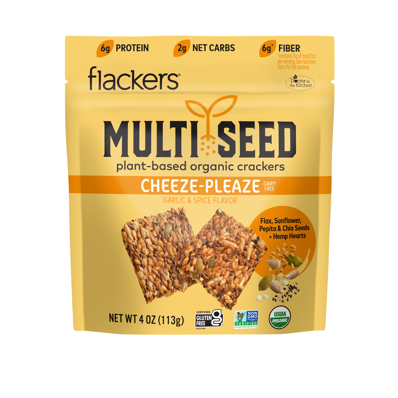 Cheeze-Pleaze Multi Seed Crackers