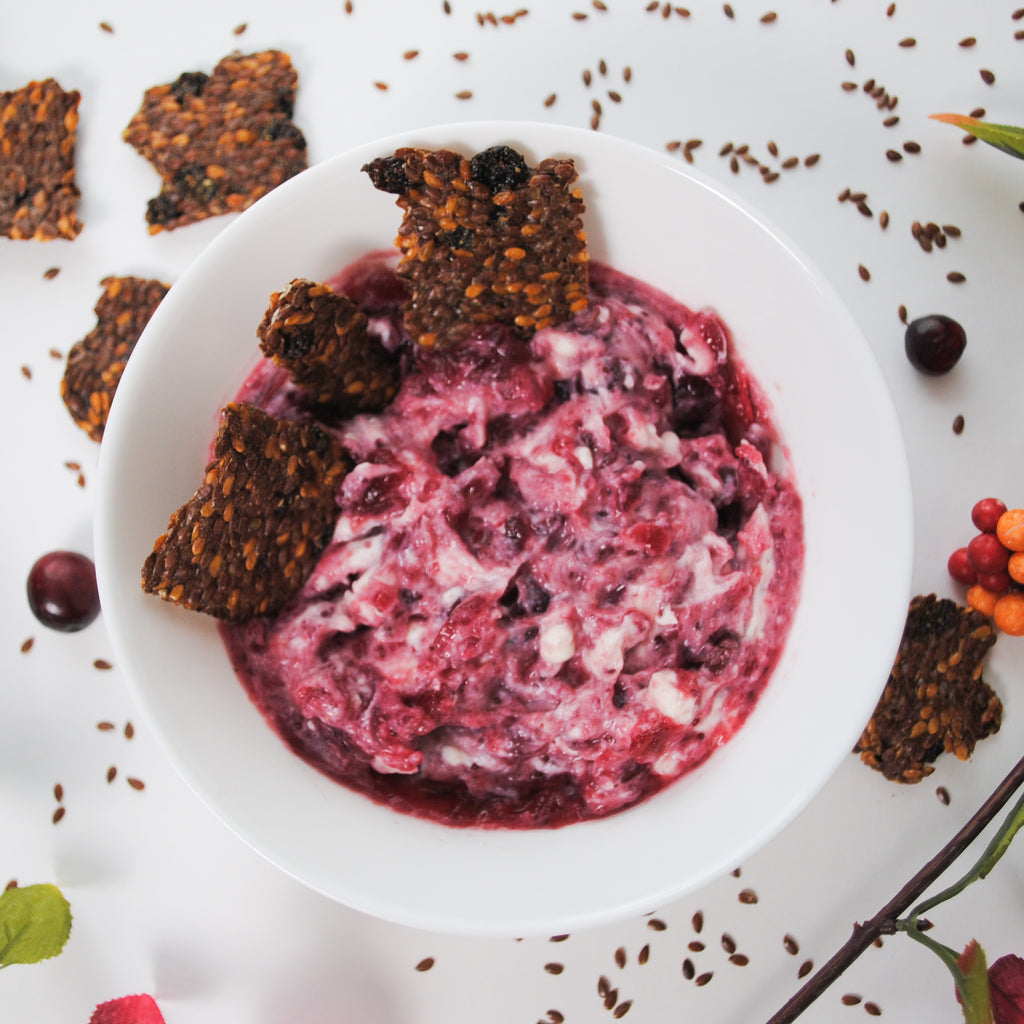 Recipe: Creamy Vegan Cranberry Dip for Thanksgiving