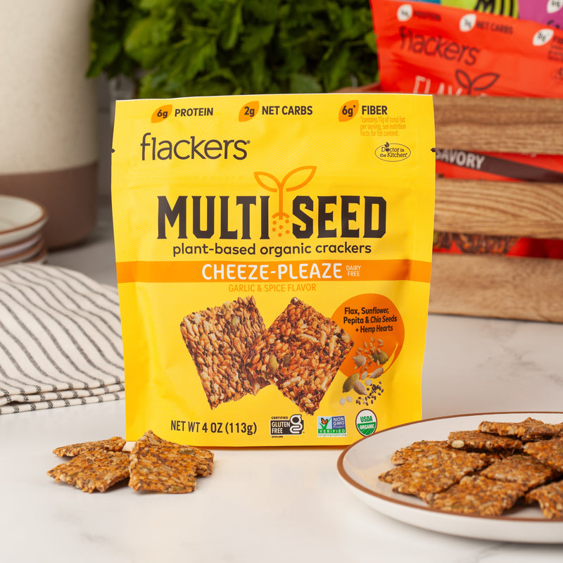 Cheeze-Pleaze Multi Seed Crackers