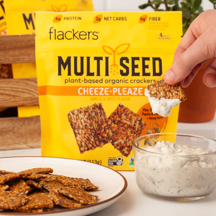 Cheeze-Pleaze Multi Seed Crackers