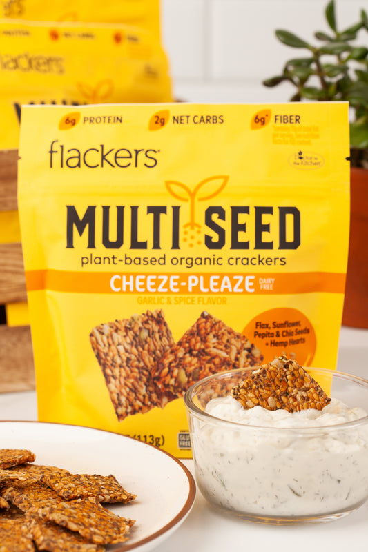 (6-pack) Cheeze-Pleaze Multi Seed Crackers