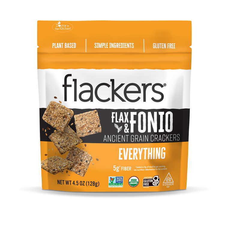 Everything Flax & Fonio Crackers