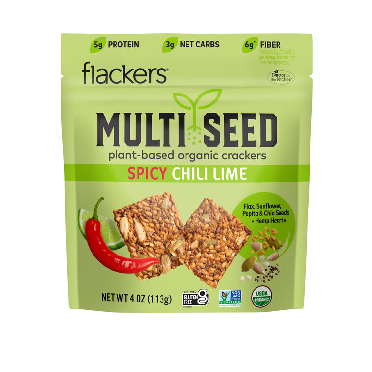 Spicy Chili Lime Multi Seed Crackers