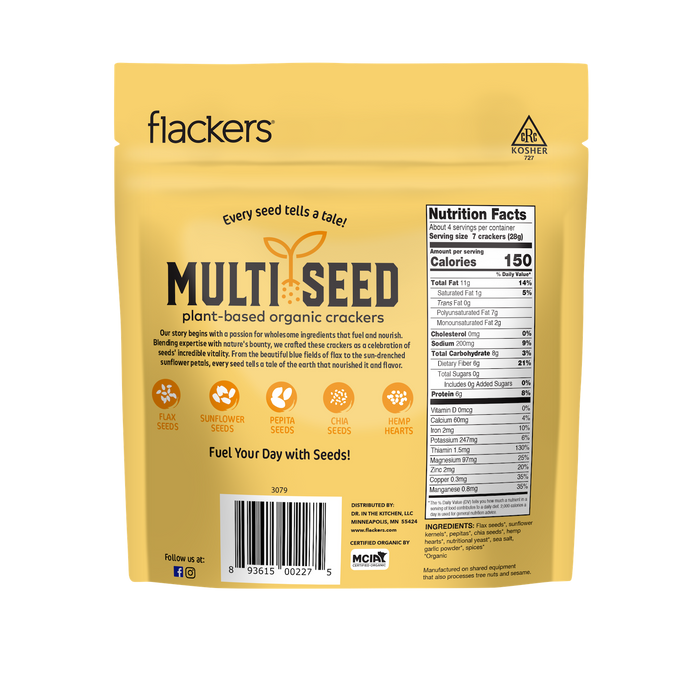 Cheeze-Pleaze Multi Seed Crackers