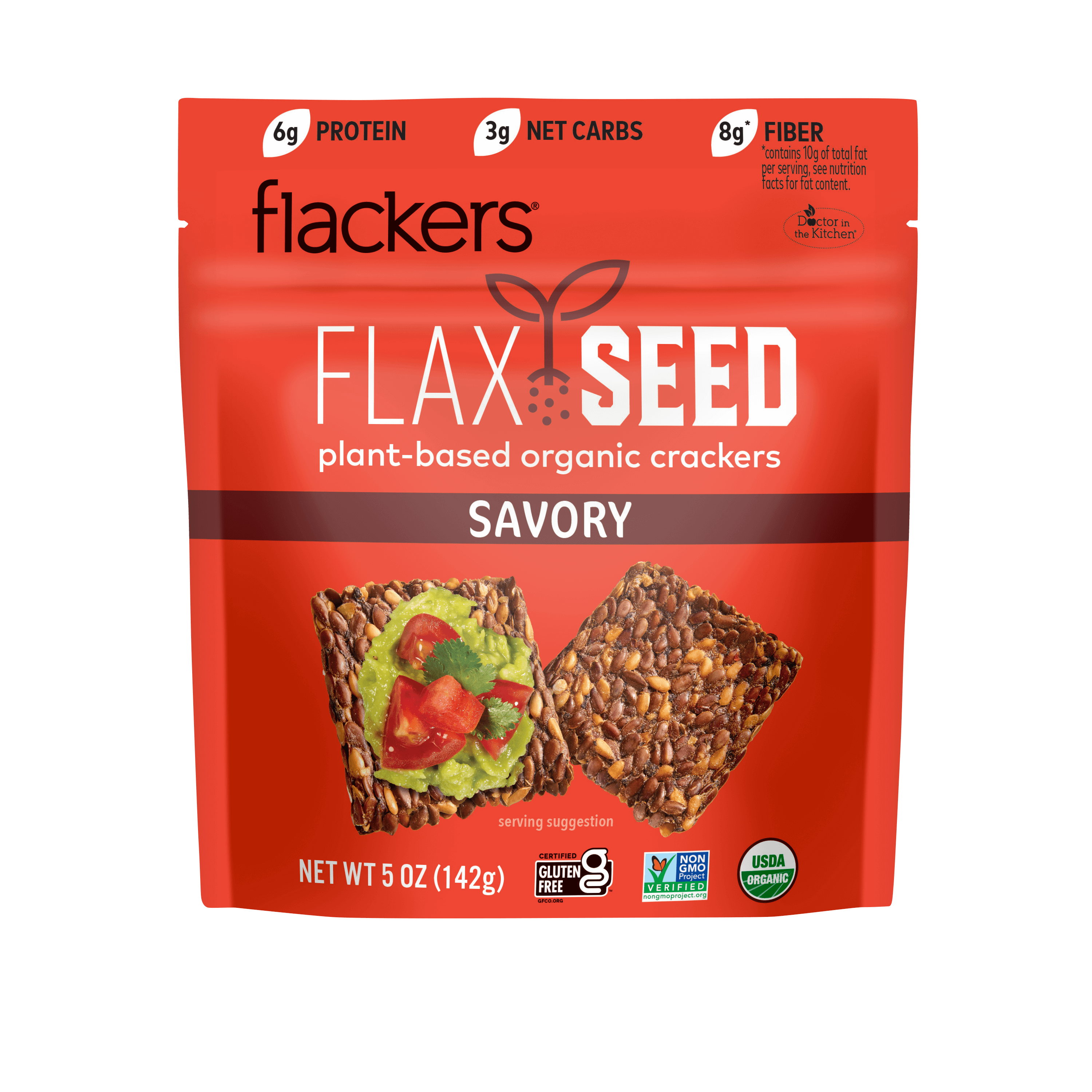 Savory Flaxseed Crackers