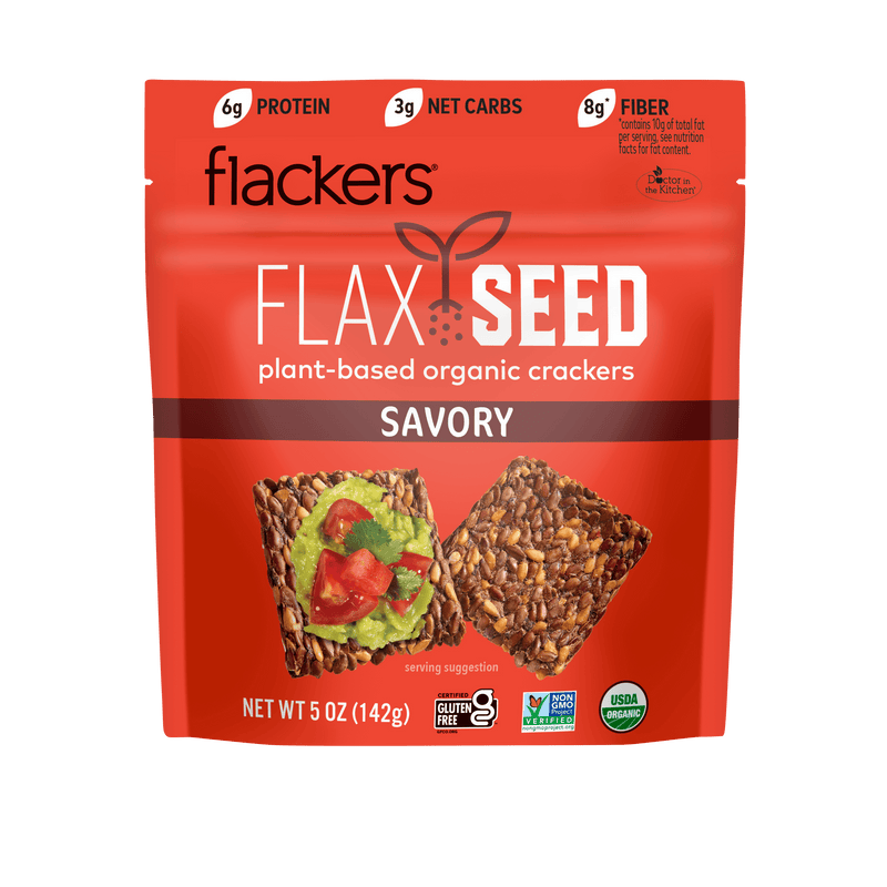 Savory Flaxseed Crackers